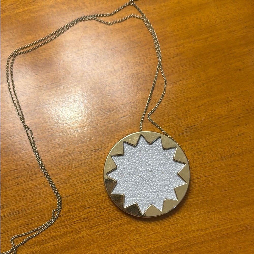 House of Harlow Blue Sunburst Necklace